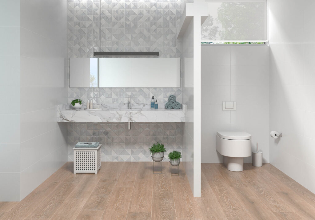 Combinaciones de azulejos para baños