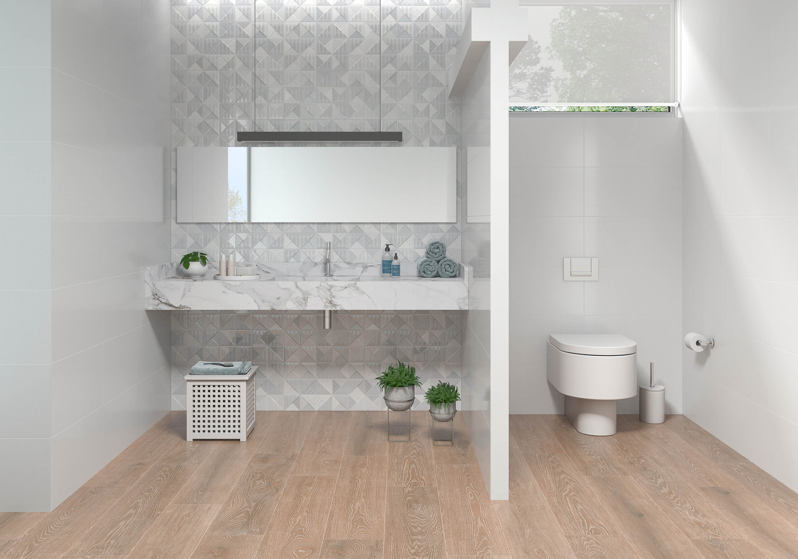 Combinaciones de azulejos para baños