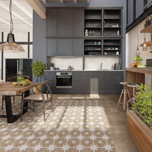 Azulejo Hidráulico Serie Compass Sand 20x20 Mainzu