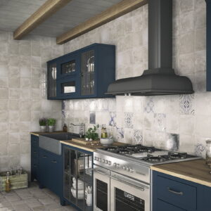 Azulejo Serie Ricordi Venezziani Bianco Para Cocina