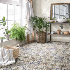 Baño Suelo Hidraulico serie Maiolica