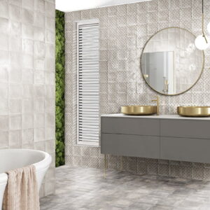 Azulejo Serie Nazari Efecto Cemento Para Baño