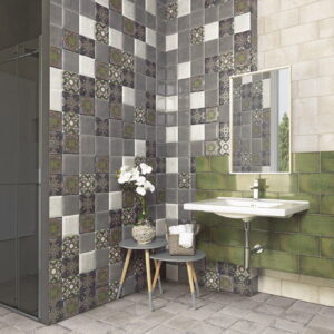 Azulejo Serie HD Effects Mix Para Baño Mainzu