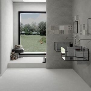 Azulejo Rust Grey 6,2x20 Revestimiento Brillo