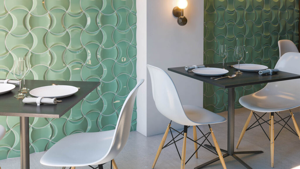 Azulejos Serie Diavolo Convexo Para Cocina