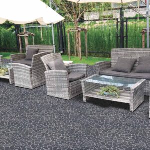 Azulejos Serie Noa Negro para Jardin