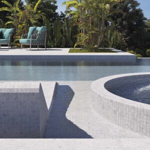 Azulejos Serie Sand Rock Zement para Piscina