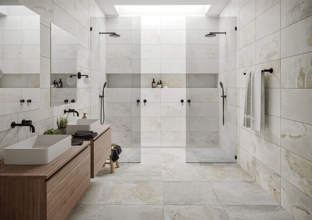 Azulejos Serie Castleford Blanco para Baño