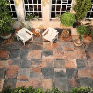 Azulejos Serie Castleford Natural para Terraza