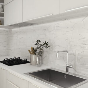 Azulejos Serie Arpa Blanco para Cocina