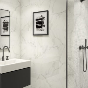 Azulejos Serie Irvine Blanco para Baño Alaplana
