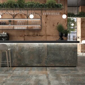 Azulejo de Cocina lappato imitación metal serie Givet