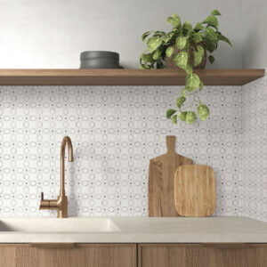 Azulejo de Cocina con diseño hidráhulico serie Dakar