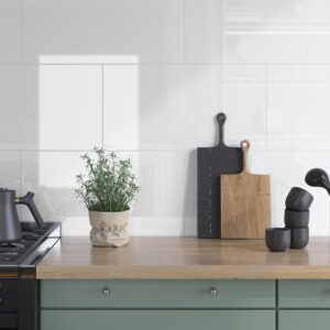 Azulejo blanco para pared 31,6x60 revestimiento liso