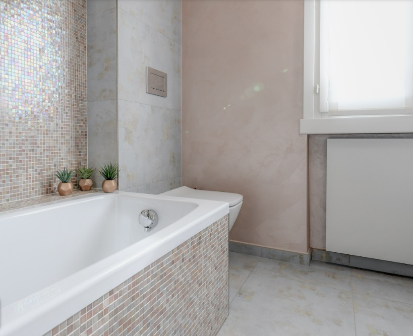 Azulejo Serie Mosaico Para Baño Azulrec