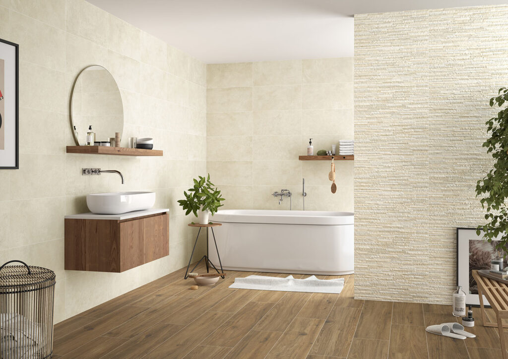 Azulejo antideslizante para el baño