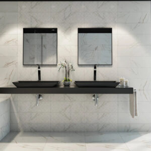 Azulejo imitacion marmol Calacata Blanco