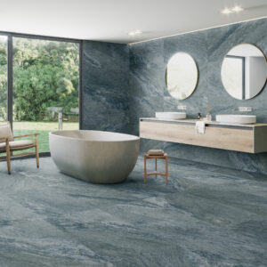 Porcelánico Navarti Sagano Blue 60x120 veta azulada