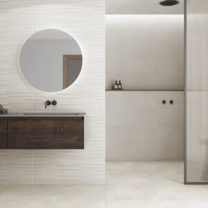 azulejo baño Manhattan White