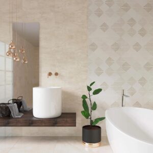 azulejo baño Sener Crema