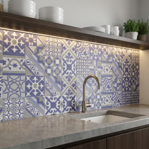 Azulejos Color Azul para Baño Land