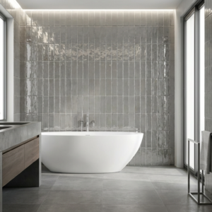 Baño Keros ZEN ACERO 7,5x30