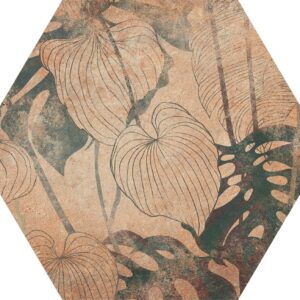 Azulejo Porcelánico Hexa Maison Flora 23x27 Mate