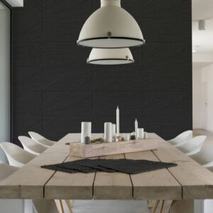 Azulejo SunRock Negro 30x60 Efecto Piedra