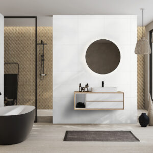 Azulejos Serie White para Baño, Cocina y Salon Keros