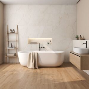 Azulejos Serie Discover Crema para Baño