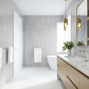 Azulejo Serie Capricci Gris para Baño