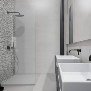 baldosas baño Keros-LAND Acero 20x50