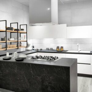 Revestimiento De Cocina Moderno Thames Gris