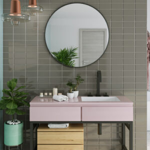 Azulejos Australia Moka Brillo para Baños Modernos Altair