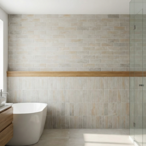 Azulejo Serie Alaska Greige Para Baño