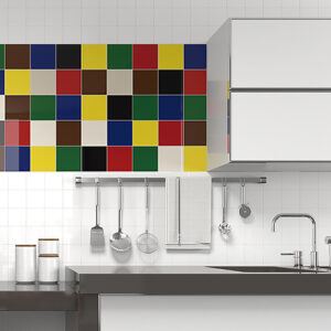 Azulejo Colores Pasta Roja 20x20 Para Revestimiento