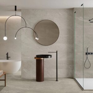 Azulejos Serie Ecchio Taupe Para Baño Navarti