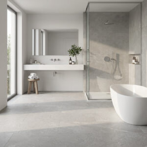 Azulejos Serie Batela Gris para Baño