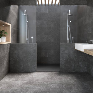 Azulejo imitación piedra Grain Stone Black Navarti