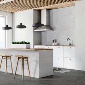 Azulejos para Cocina Serie Foro Gris Keros